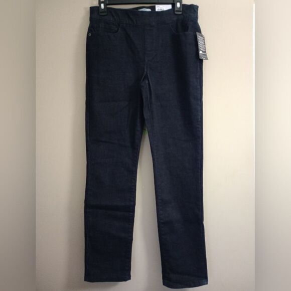 2 NWT Croft & Barrow Pull On Jeans Relaxed Mid Rise Size 6 - Picture 5 of 12